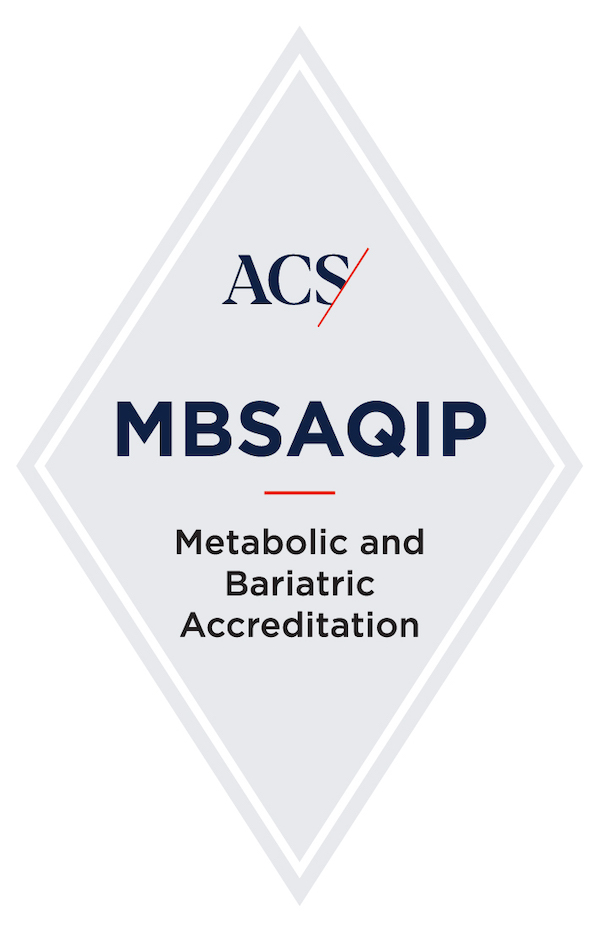Logotipo del Programa de Acreditación y Mejora de la Calidad de Cirugía Metabólica y Bariátrica