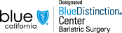 Centro de distinción azul escudo azul de california cirugía bariátrica