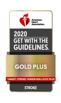 American Heart Association / American Stroke Association Obtenga el Premio al Logro de Calidad Guidelines®-Stroke Gold Plus