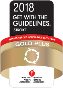 Obtenga con el Premio al Logro de Calidad Guidelines®-Stroke Gold Plus