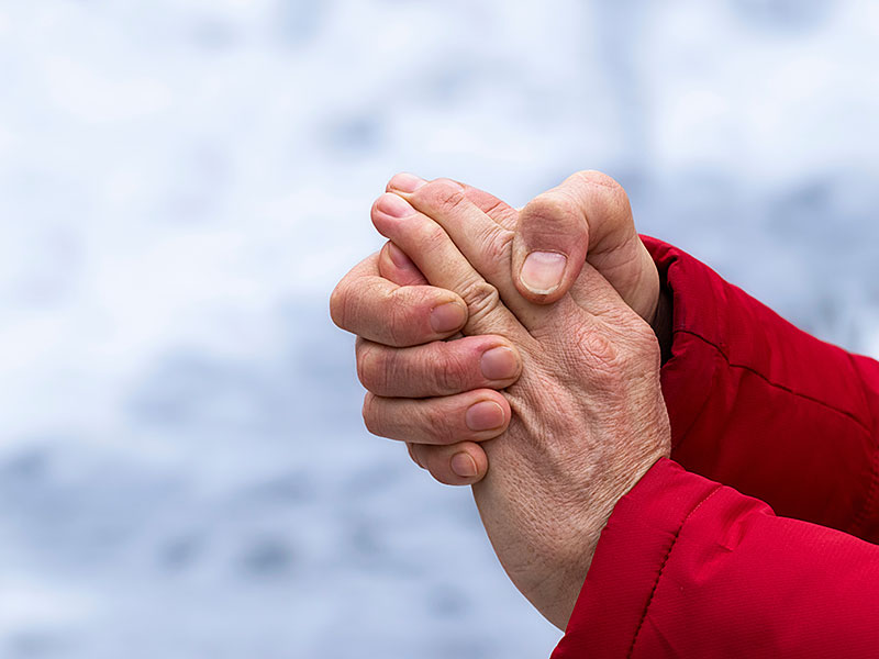 skin care male hands