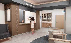 New Labor and Delivery Unit Rendering - Lobby