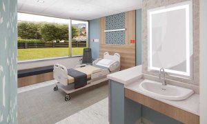 Patient Room View 2 - New Labor and Delivery Unit