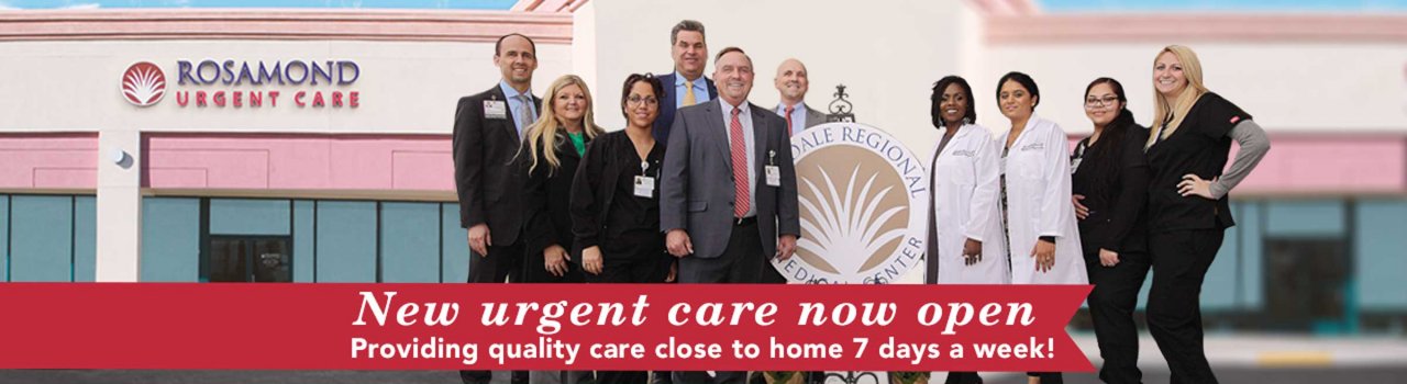 Rosamond Urgent Care Now Open