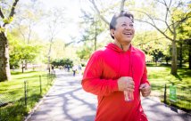 Man walking in the park